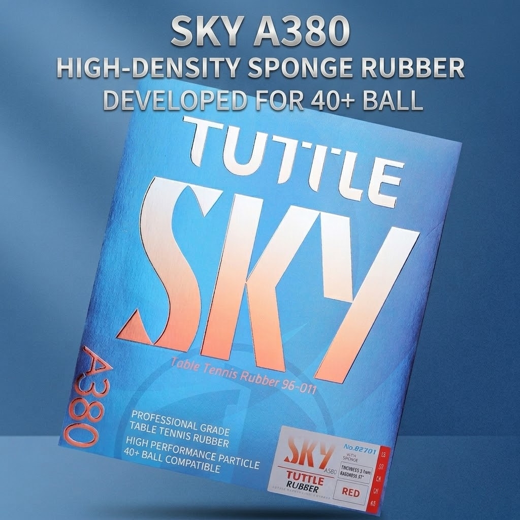 Badminton Score Counter - ยางปิงปอง Tuttle รุ่น Sky-A380 ยางปิงปองแบบฟรอสต์ความหนาแน่นสูง สำหรับการโจมตีและความรวดเร็วในการตอบโต้