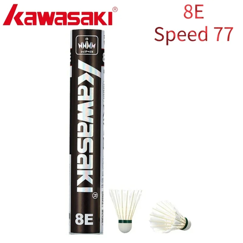 Badminton Raket - KAWASAKI ลูกขนไก่ขนนก8E มืออาชีพการฝึกอบรมในร่มรถรับส่งแบดมินตัน