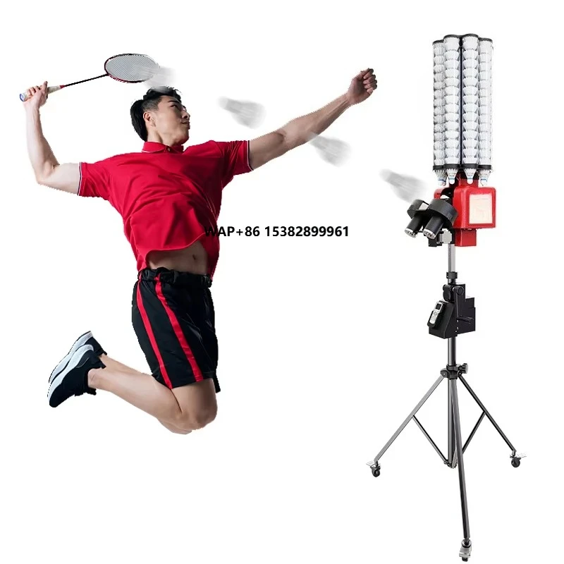 Badminton Online - เครื่องฝึกแบดมินตันแบบพกพา SIBOASI Professional Online Coach พร้อมที่ป้อนลูก