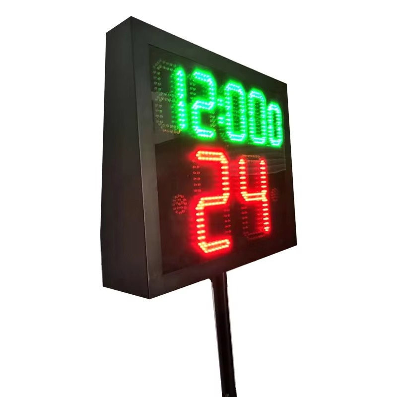 Scoreboard Digital - นาฬิกาจับเวลา 24 วินาทีสำหรับบาสเกตบอล ป้ายบอกคะแนนบาสเกตบอล นาฬิกาจับเวลา 24