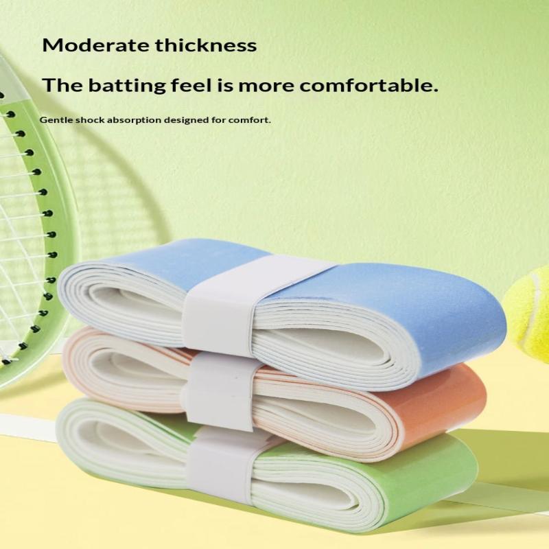 Badminton Racket - เทปพันด้ามจับไม้เทนนิสแบบไล่เฉดสี ป้องกันเหงื่อ ระบายอากาศได้ดี กันลื่น สำหรับแบดมินตันและการฝึกกีฬา