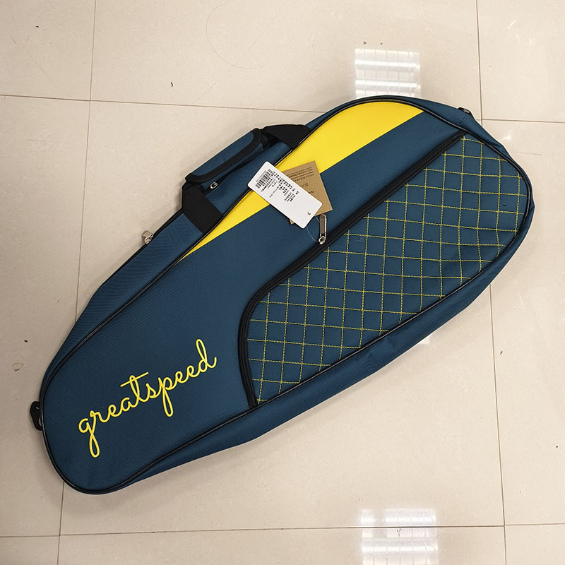 Badminton World - GREATSPEED กระเป๋ากีฬาเทนนิสแบดมินตัน กระเป๋าสะพายไหล่เดียว กระเป๋าใส่แร็กเก็ตแบบเรียบง่ายสำหรับผู้ชายผู้หญิง