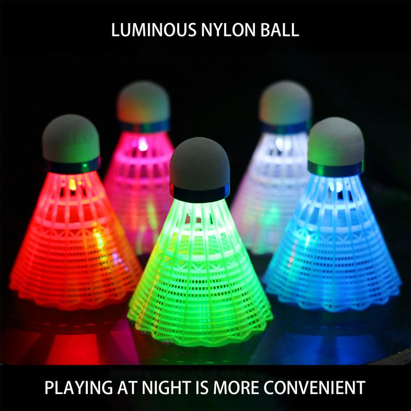 Badminton Raket - ไฟ LED กีฬาแบดมินตัน3/4ชิ้นแสงไฟ LED สีสันสดใสอุปกรณ์เสริมสำหรับไก่ลูกขนไก่