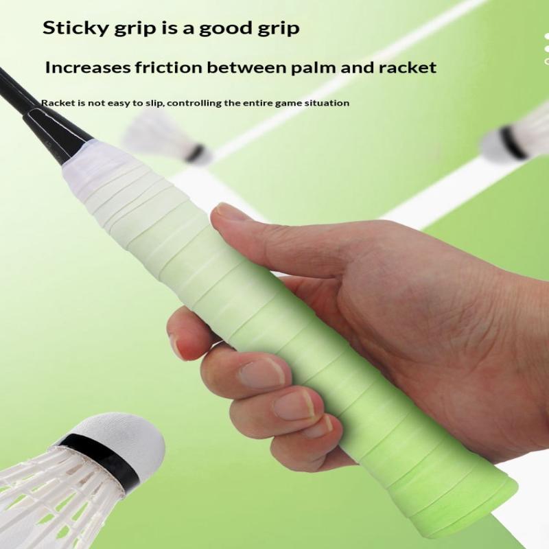 Badminton Racket - เทปพันด้ามจับกีฬาแบบไล่เฉดสี เทปพันด้ามจับเทนนิส แถบกันเหงื่อ ด้ามจับไม้แบดมินตัน เทปพันด้ามจับไม้พาเดล