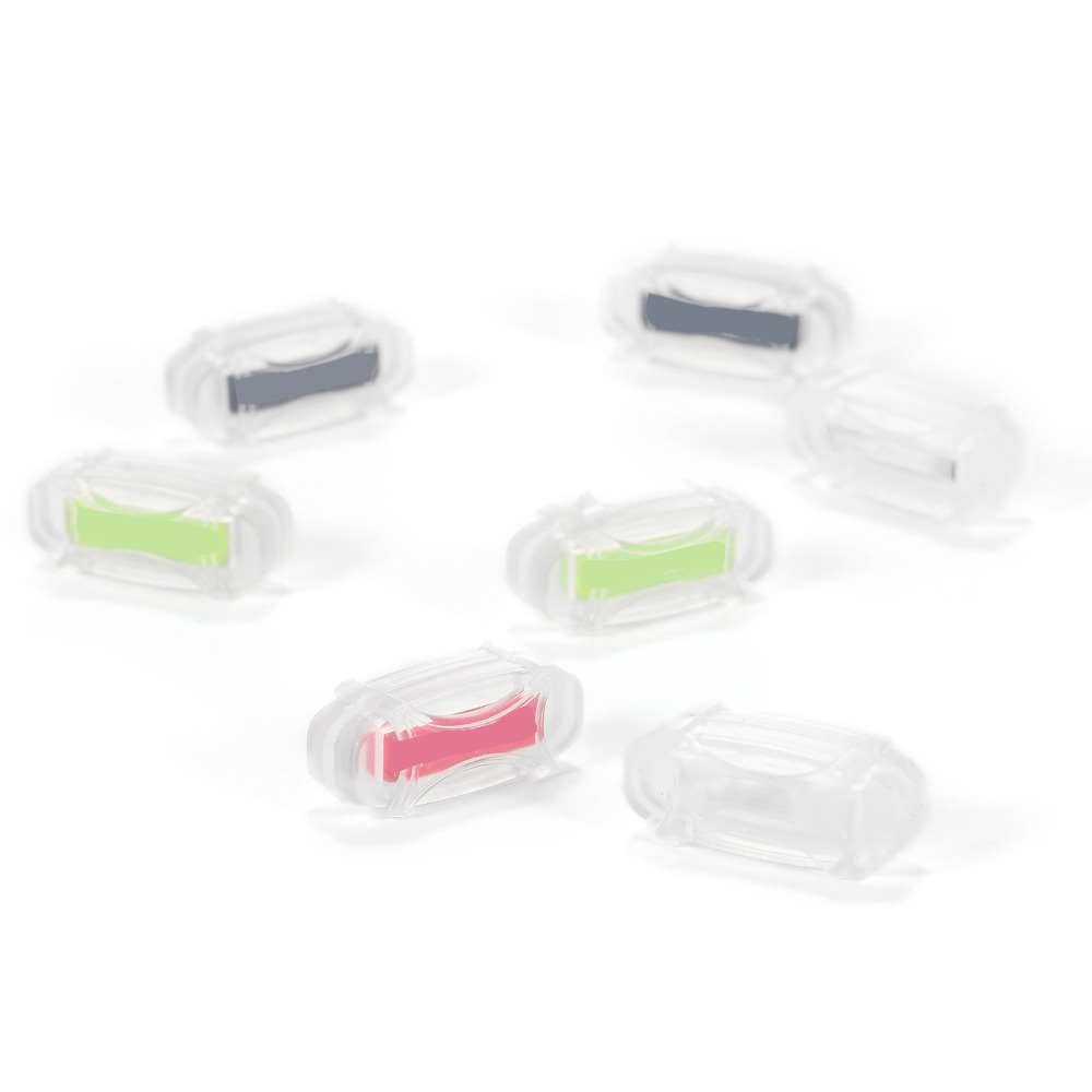 Racket Vibration Dampener - ตัวลดแรงสั่นสะเทือนสำหรับไม้เทนนิส ซิลิโคนเนื้อนุ่ม 7 ชิ้น โครงสร้างแบบร่อง ขนาด