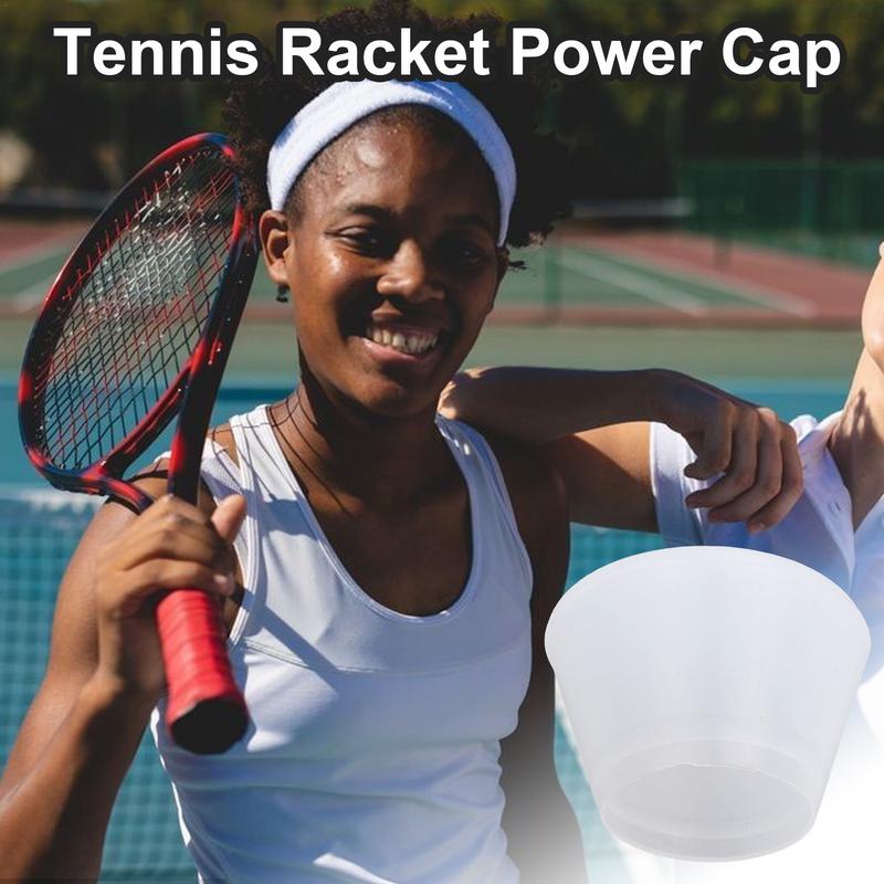 Racket Vibration Dampener - เทนนิสการสั่นสะเทือน Dampener แบบพกพาไม้เทนนิส Power หมวกหัว Dampener