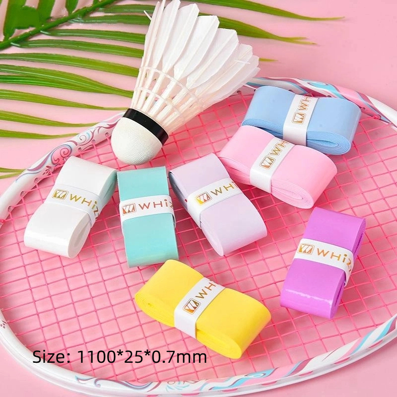 Badminton World - กริปไม้แบดมินตันกันลื่น ดูดซับแรงกระแทก ทำจาก PU สำหรับเทนนิสและแบดมินตัน ทนทานต่อการสึกหรอ