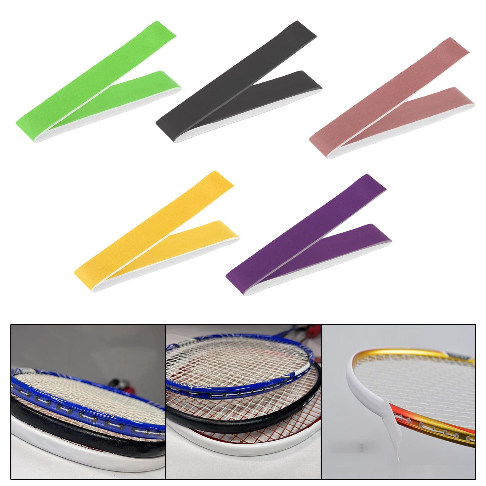 Badminton Materi - เทปพันไม้แบดมินตันอเนกประสงค์ วัสดุ PU ป้องกันโครงไม้ แผ่นสติกเกอร์เปลี่ยนได้สำหรับอุปกรณ์เสริมหัวไม้แบดมินตัน