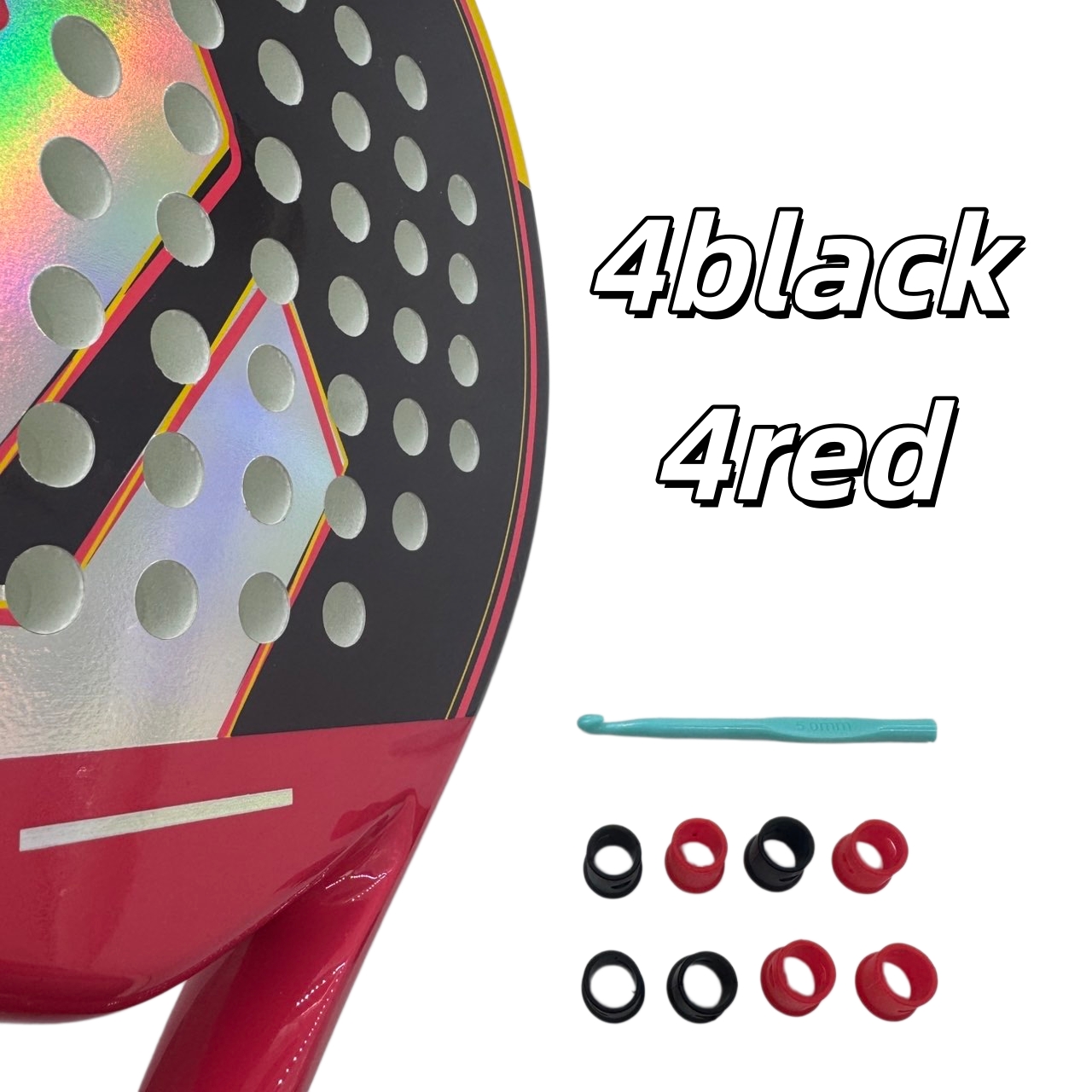 8 ชิ้น สีดำ สีแดง ไม้เทนนิส ตั - Racket Vibration Dampener บทวิจารณ์และราคา