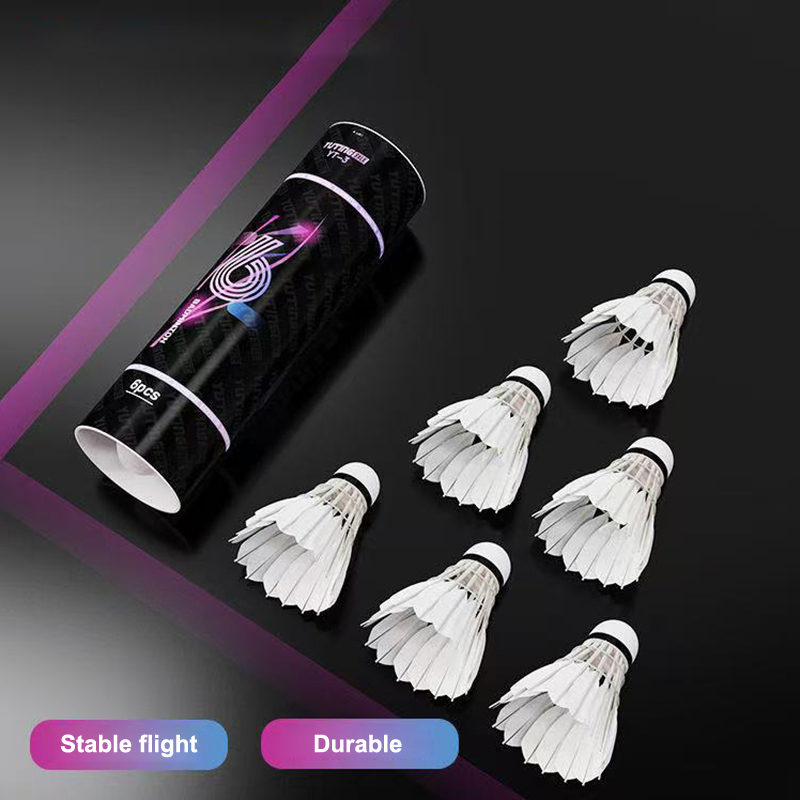 ลูกขนไก่แบดมินตันขนห่านสีขาว 3 - Badminton World บทวิจารณ์และราคา
