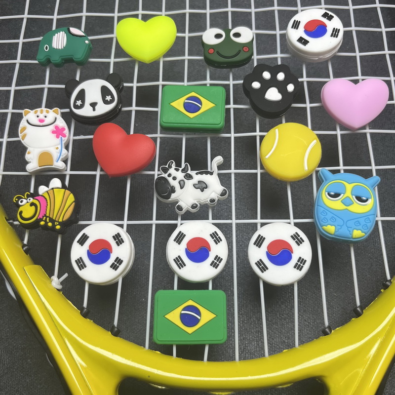 5/8/10 Pcs น่ารักซิลิโคนเทนนิส - Racket Vibration Dampener บทวิจารณ์และราคา