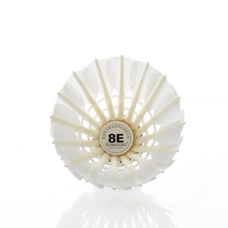 KAWASAKI ลูกขนไก่ขนนก8E มืออาช - Badminton Raket บทวิจารณ์และราคา