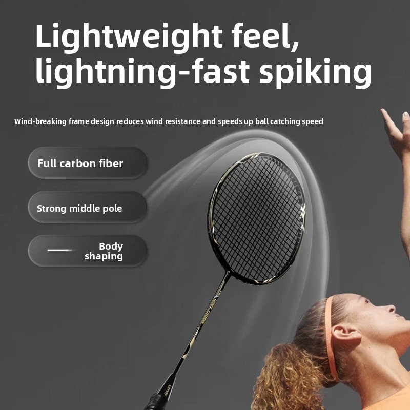 ไม้แบดมินตัน คาร์บอนกราไฟต์ น้ - Badminton Raket บทวิจารณ์และราคา