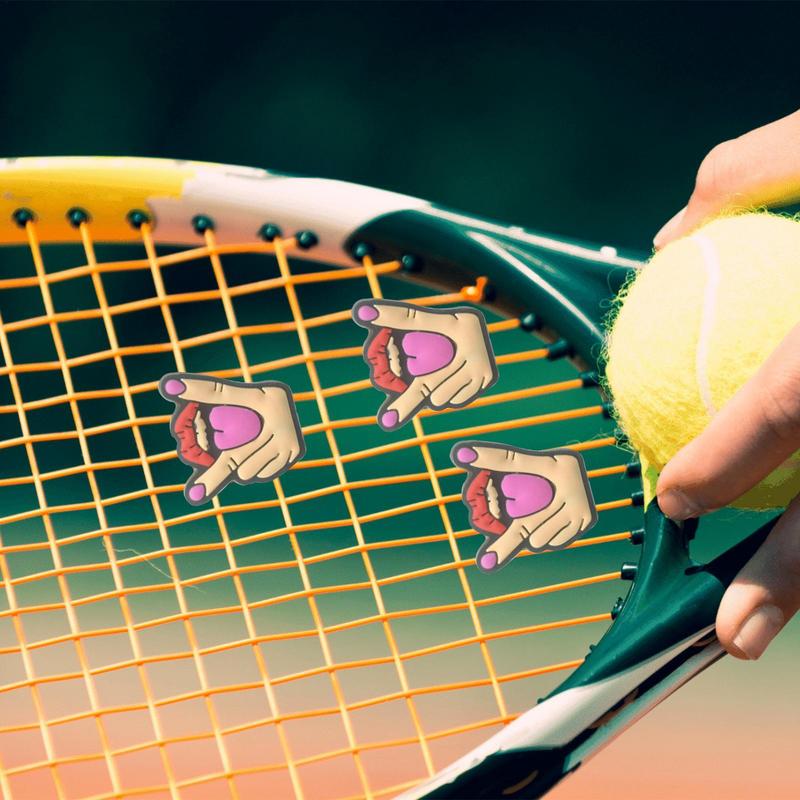2 ชิ้นการ์ตูนไม้เทนนิสโช้คอัพ  - Racket Vibration Dampener บทวิจารณ์และราคา