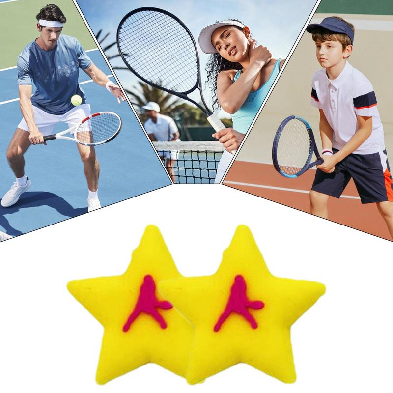 2 ชิ้นการ์ตูนไม้เทนนิสโช้คอัพ  - Racket Vibration Dampener บทวิจารณ์และราคา