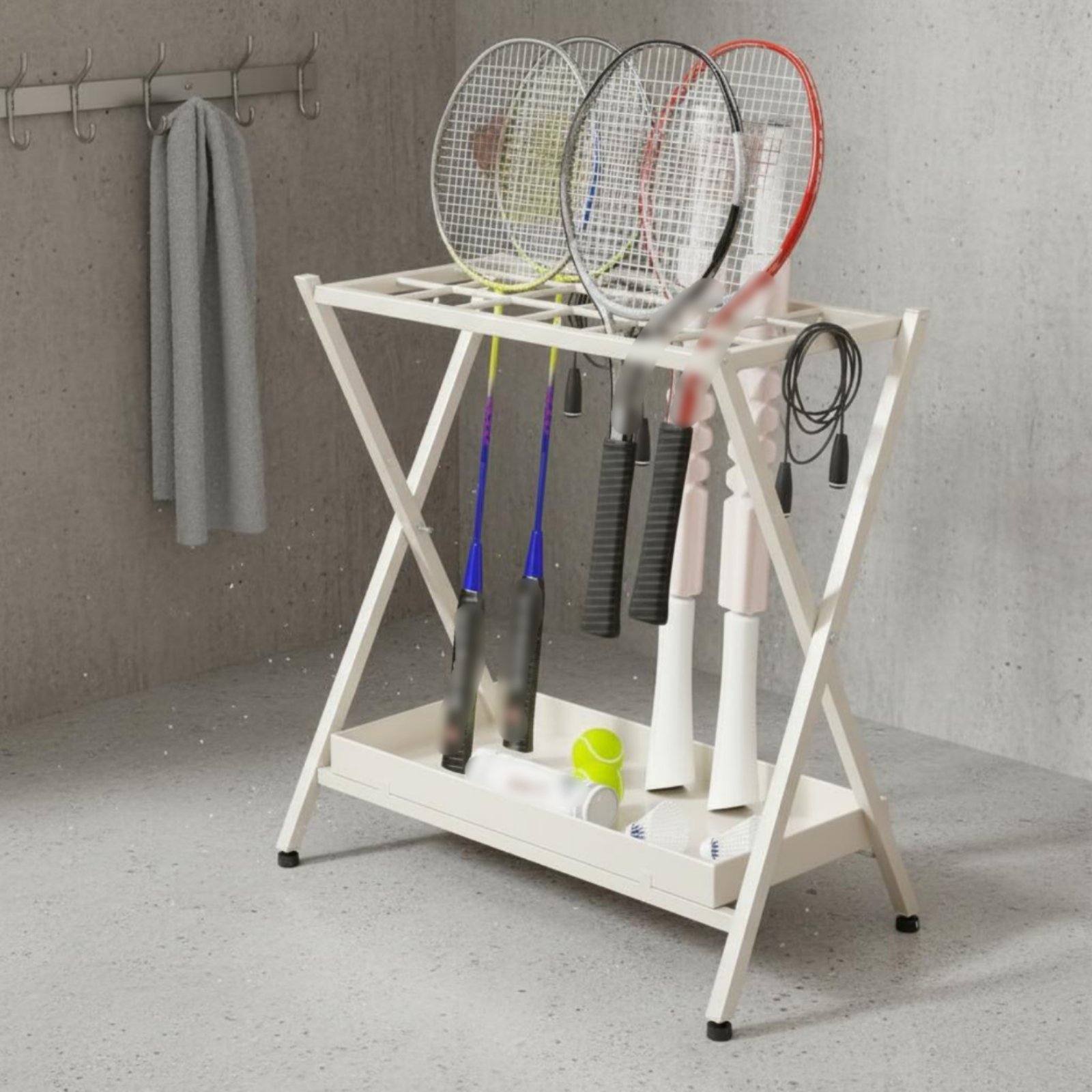 ขาตั้งไม้แบดมินตันแบบพับได้ โค - Badminton Racket บทวิจารณ์และราคา