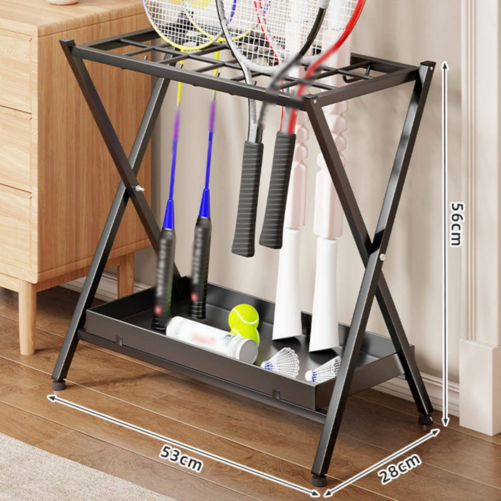 ขาตั้งไม้แบดมินตันแบบพับได้ โค - Badminton Racket บทวิจารณ์และราคา