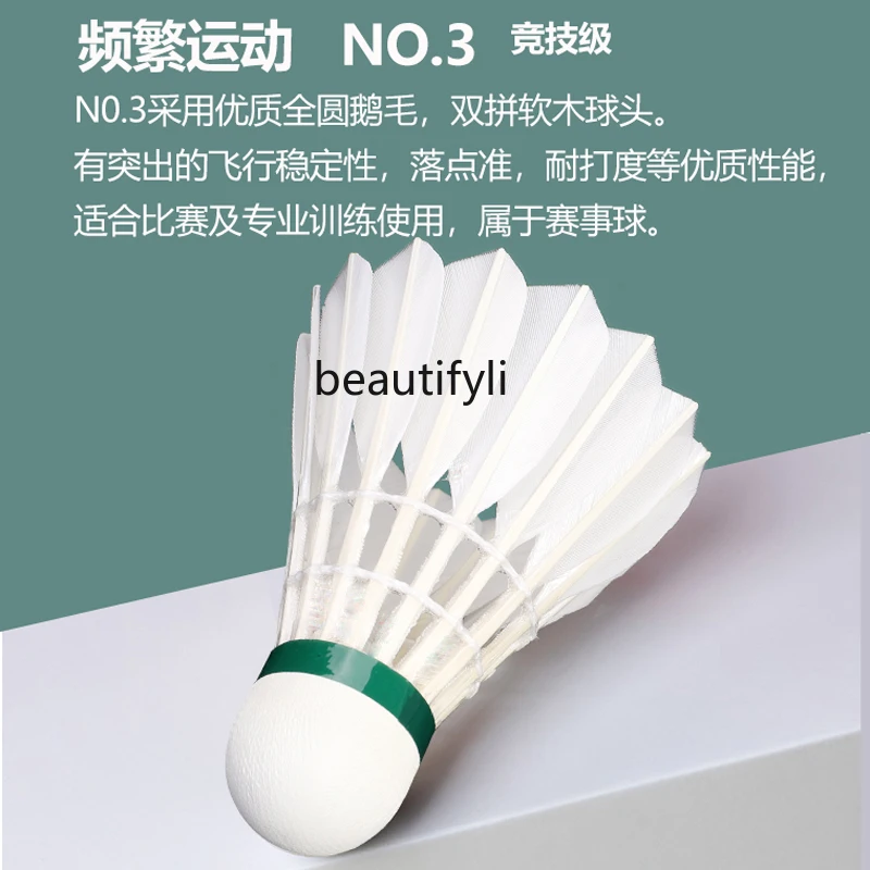 ลูกแบดมินตัน A49 คุณภาพสูง ขนห - Badminton Materi บทวิจารณ์และราคา