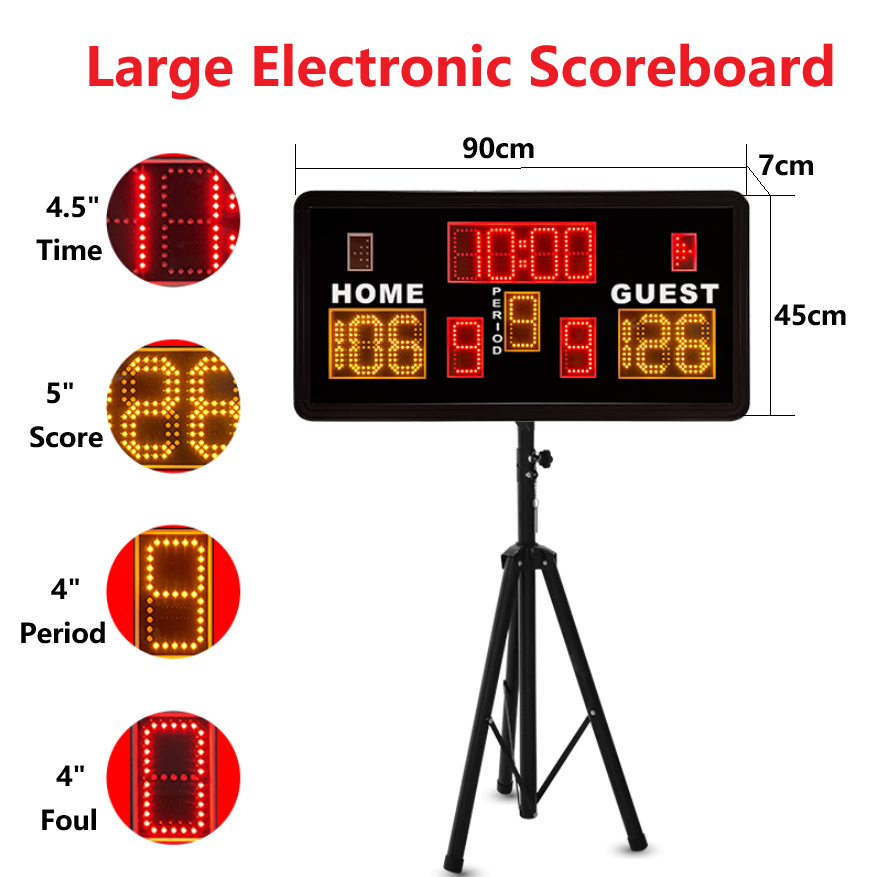 ป้ายบอกคะแนนดิจิตอล LED แบบพกพ - Scoreboard Digital บทวิจารณ์และราคา