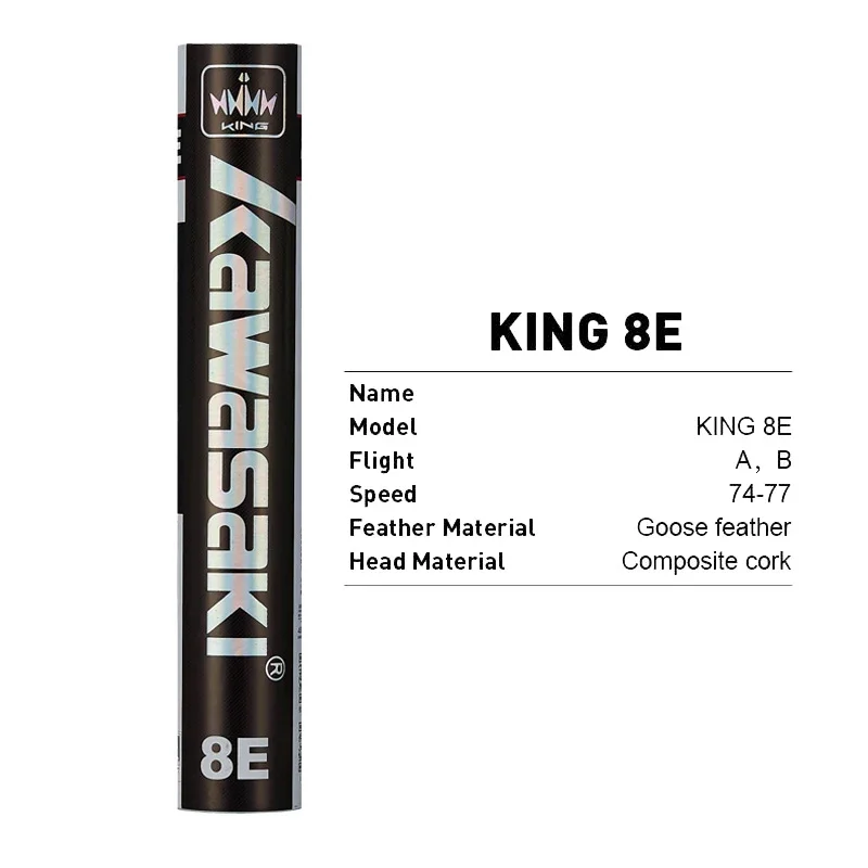 คาวาซากิแบดมินตัน KING 8E/10E  - Badminton Raket บทวิจารณ์และราคา